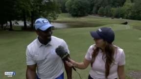 Golf Channel reporter Lauren Withrow mistakenly interviews man thinking he's Vince Young
